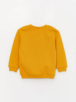 Bisiklet Yaka Bask?l? Uzun Kollu Erkek Bebek Sweatshirt 2li - Waikiki фото 3