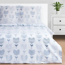 Постельное бельё Этель 1.5 сп Тюльпаны (вид 1) 143*215 см, 150*214 см, 70*70 см - 2 шт