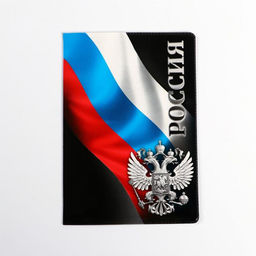 Цена за 2 шт. Обложка на паспорт «Россия», ПВХ
