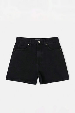 Siyah City Boy %100 Pamuk Denim Sort TWOSS26SR00170