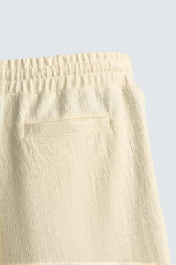 BERMUDA JOGGER ESTRUCTURA / Mantequilla - Zara фото 9