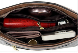 KAIDIFEINIROO Сумка женская с двумя ремнями 8730  фото 13