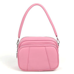 Женская сумка кросс боди из эко кожи с двумя отделениями на молниях 893413 Пинк - Cidirro фото 2