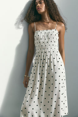 Smocked strappy dress - H&m фото 9