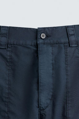 WASHED COTTON BERMUDA SHORTS - Zara фото 49