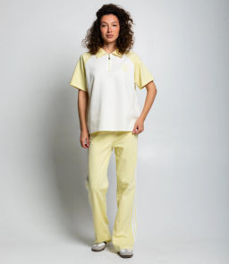 Спортивный костюм #КТ6605 (3), жёлтый, кремовый