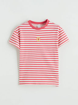 Bisiklet Yaka Nak??l? K?z ?ocuk Ti??rt