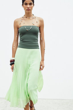 PLEATED MIDI SKIRT - Zara фото 6