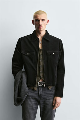 BOXY FIT CORDUROY OVERSHIRT - Zara фото 2