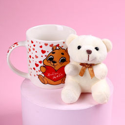 Подарочный набор Люблю тебя, мишка в кружке, МИКС - Milo toys фото 8