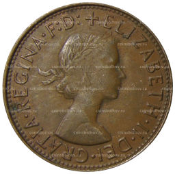 Монета 1 пенни 1964 года Австралия