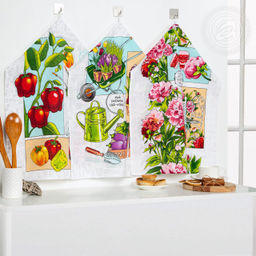 Набор полотенец из рогожки "Удачный сезон" 45*60/2 шт. - 45*60 Полотенца из рогожки