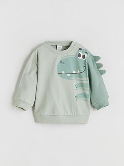 Dinozor Bask?l? Erkek Bebek E?ofman Tak?m?