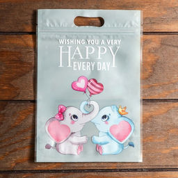 Цена за 50 шт. Пакет подарочный, с zip-lock застежкой, 15×22 см, МИКС