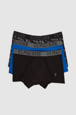 Erkek Siyah 3l_ Boxer Tak_m_ - U.s. polo assn фото 2