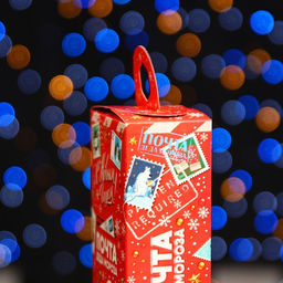 Цена за 10 шт. Коробка подарочная складная Новая почта 10 х 6 х 21 см - Simaland фото 10