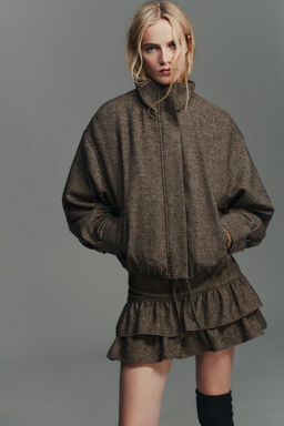 HERRINGBONE WOOL BLEND JACKET - Zara фото 3