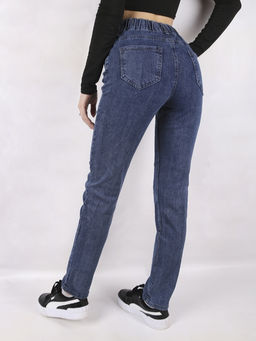 Джинсы на резинке женские (125757)