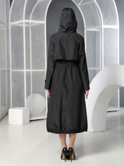 25130 Плащ черный - Dizzyway фото 3