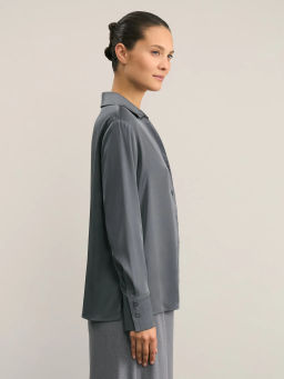 Атласная блузка / Zarina  фото 4