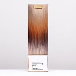 Пакет под бутылку Aventurine, бронзовый, 12 x 40 x 10 см - Simaland фото 2