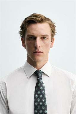 CORBATA JACQUARD GEOM?TRICO 100% SEDA / Marino
