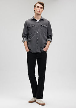 177 Siyah Comfort Jean Pantolon