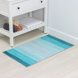 Коврик Доляна Лазурный, 60?100 см, синий  фото 6