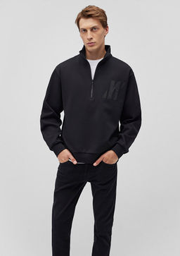 Mavi Pro Yar? Fermuarl? Siyah Sweatshirt  фото 2