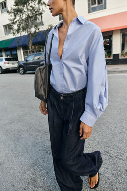 FITTED DENIM WAISTCOAT Z1975 - Zara фото 19