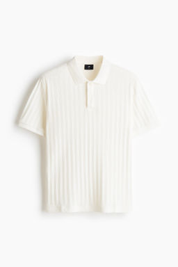 Polo en punto con textura Slim Fit - H&m фото 6