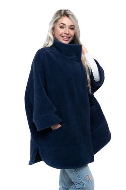 ПОНЧО WOOL цвет Индиго (р. 40-58)