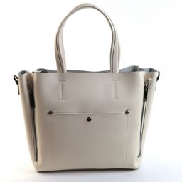 Женская кожаная сумка тоут 8650 Беж - Cidirro фото 2