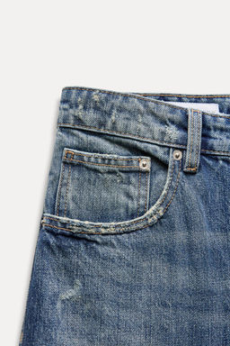 RELAXED OVERSIZE TAPERED HIGH-WAIST TRF JEANS - Zara фото 16