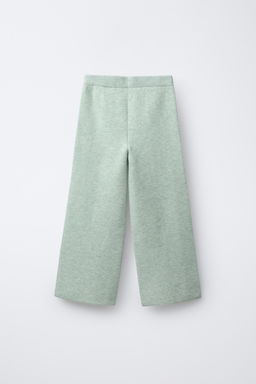 WIDE-LEG KNIT TROUSERS - Zara фото 2