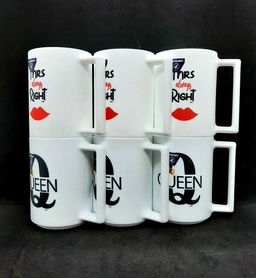 Набор кружек QUEEN&MRS RIGHT 6шт 380мл