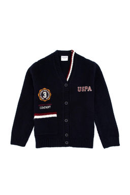 Erkek _ocuk Lacivert D__meli Triko H_rka