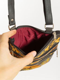 Сумка натуральная кожа через плечо №1114/31 - Ганг фото 6