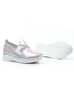 07-D08 PINK Слипоны женские (натуральная кожа) - Фабричный китай фото 16