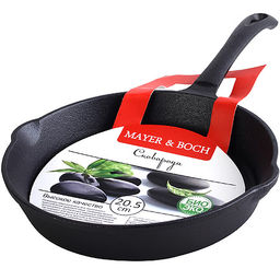 30896 Сковорода чугун. 20,5 см MB (х8) - Mayer&boch фото 3