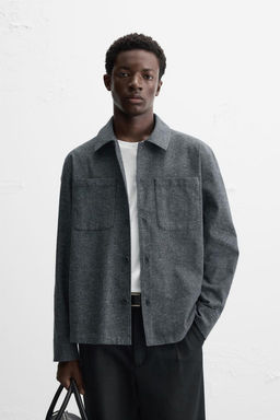 TEXTURED OVERSHIRT - Zara фото 18