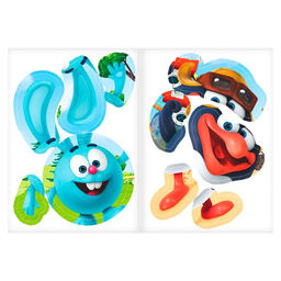 Книги - аппликации «Смешарики», набор 6 шт. по 20 стр., А5