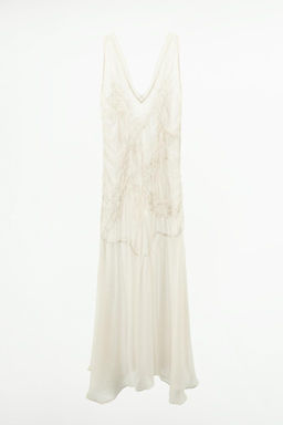 SEMI-SHEER TEXTURED DRESS - Zara фото 5