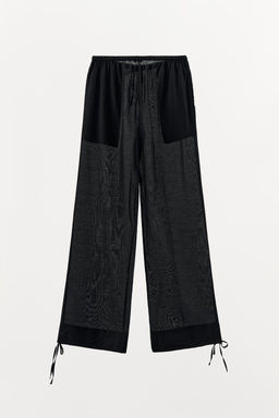 TROUSERS WITH TIES AT THE HEMS - Zara фото 5