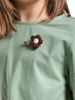 Заколка-брошь Цветочек PR3605