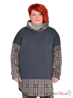 Жакет-парка Модель №1908 размеры 44-84 - Plusmoda фото 5