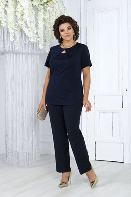 Платье Ninele 7431-Р темно-синий - Mira fashion фото 2160