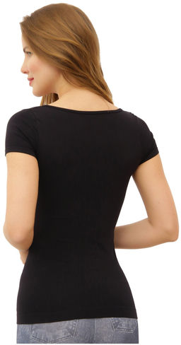 CRETA футболка жен с кор/рукавом и квадратн. вырезом INTIMlDEA