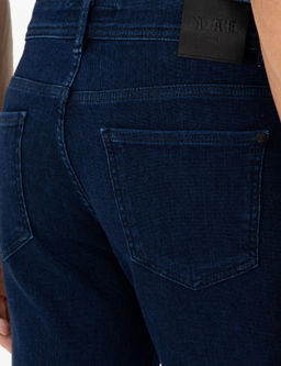 Светло-темно-синие джинсовые брюки узкого кроя - Cacharel фото 6