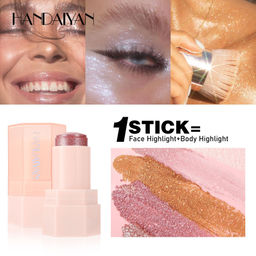 3-в-1 стик: тени, хайлайтер, помада тон 02 - Baizton фото 2